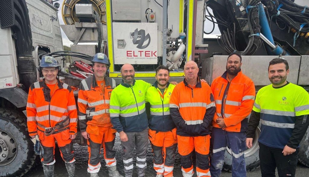 Eltek Hellenic Explosives Technology successfully produced and applied a specially formulated uphole bulk emulsion.