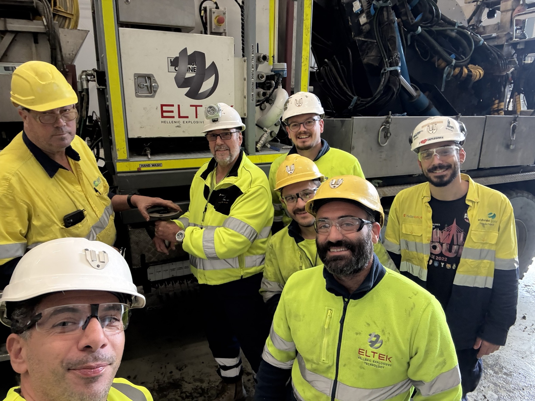 Eltek Hellenic Explosives Technology successfully produced and applied a specially formulated uphole bulk emulsion.