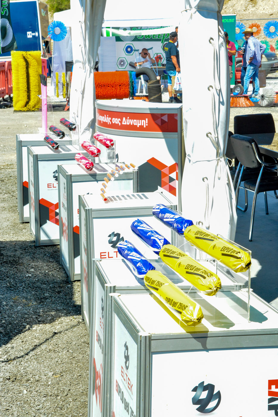 ELTEK SA exhibited at the 7th LATOMIO International Exhibition (29–31 May 2026, Litochoro, Greece) at Stand B05, showcasing its full product portfolio, MEMU technology, and bulk emulsion solutions to industry professionals from SE Europe.